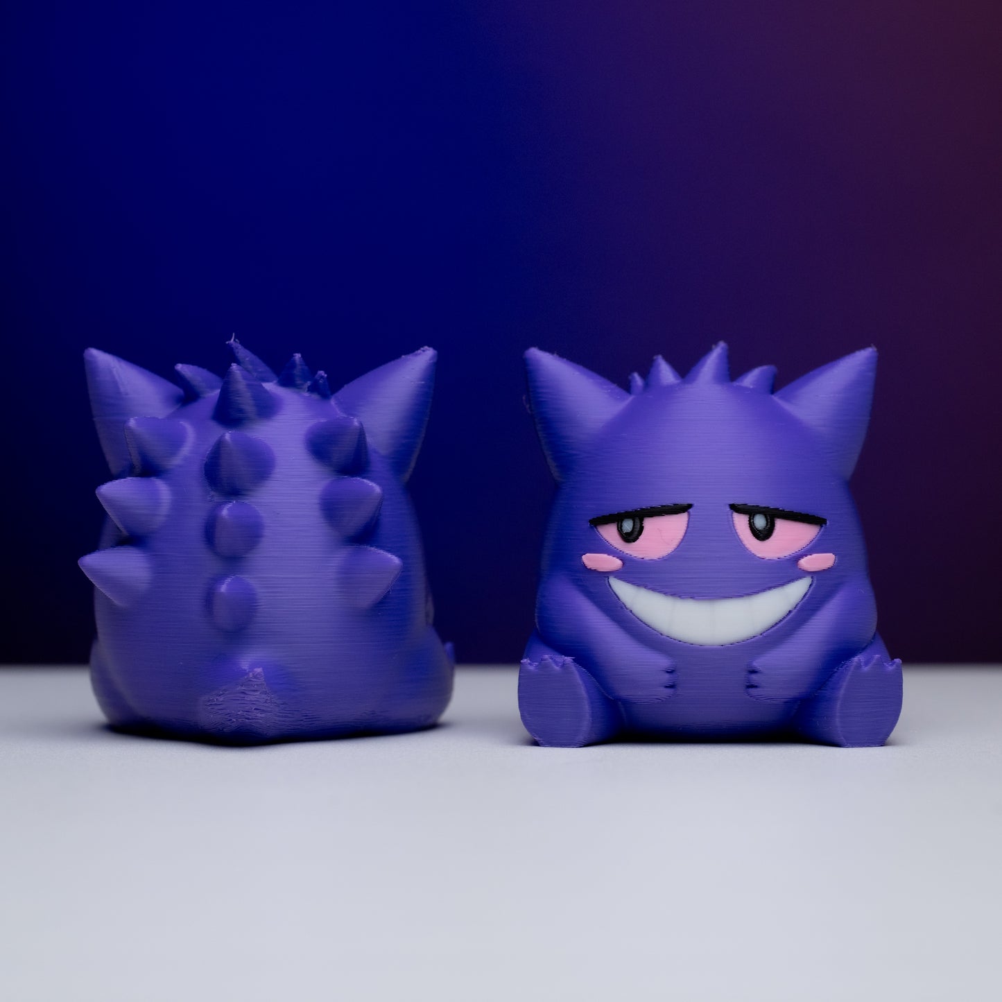 Gengar & Clefairy – Kawaii Couple Edition (3D Printed)