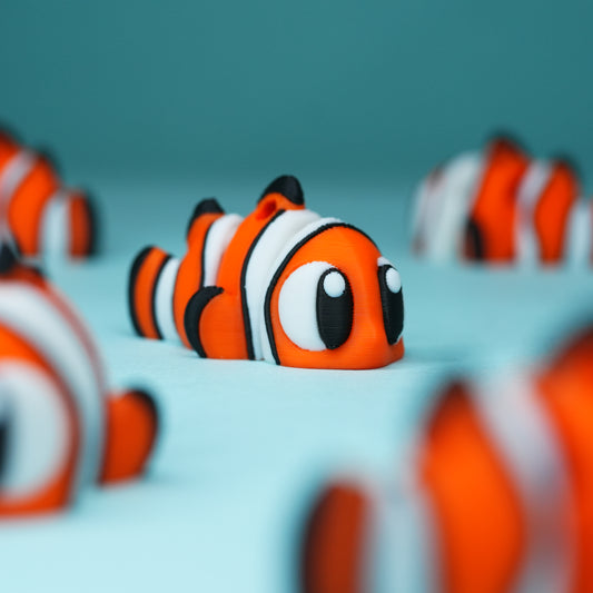 Flexi Nemo – 3D Printed Clownfish Mini Collectible