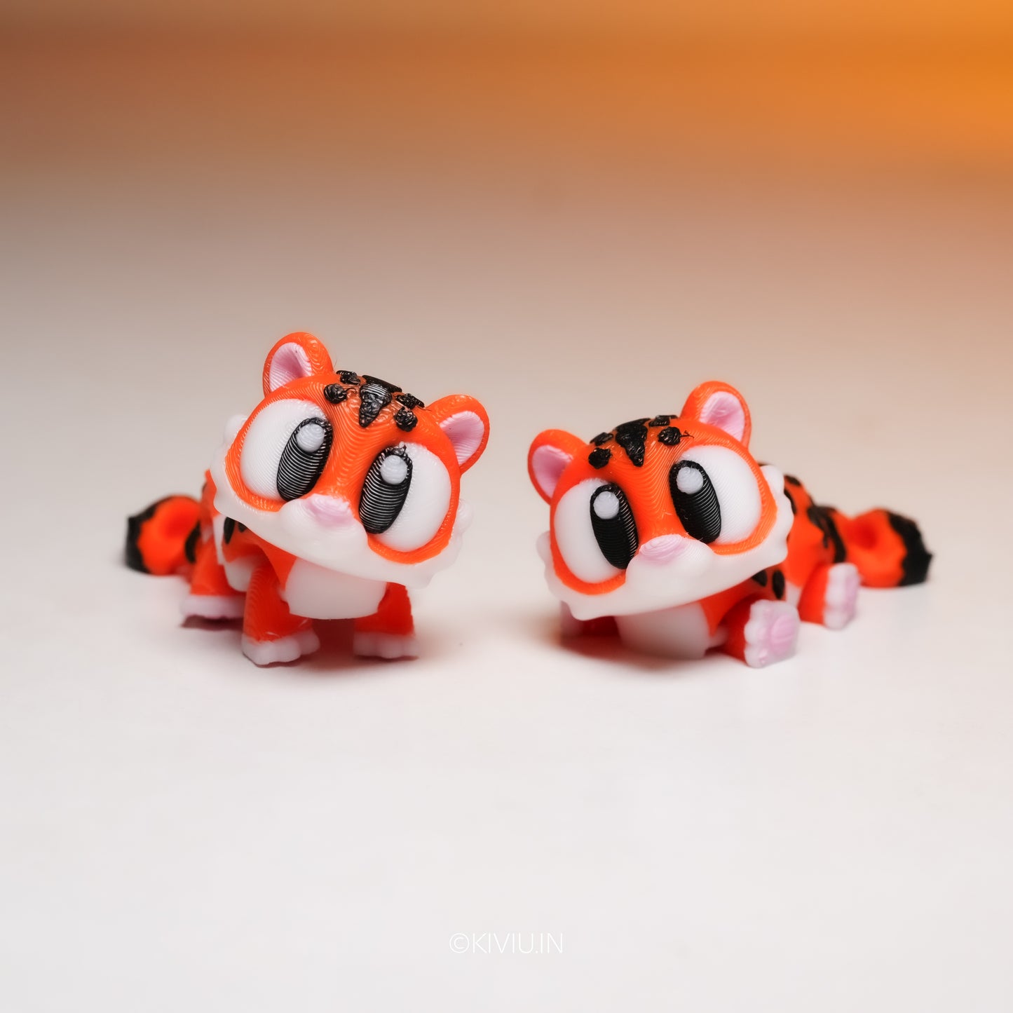 Cute Flexi Tiger Cub Mini Figure