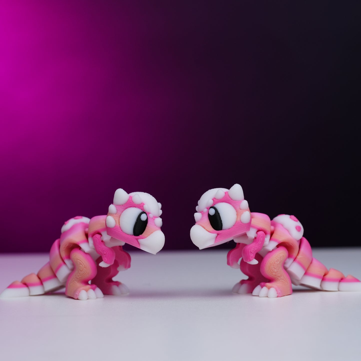 Bubblegum Dino – Cute Collectible 3D Printed Toy
