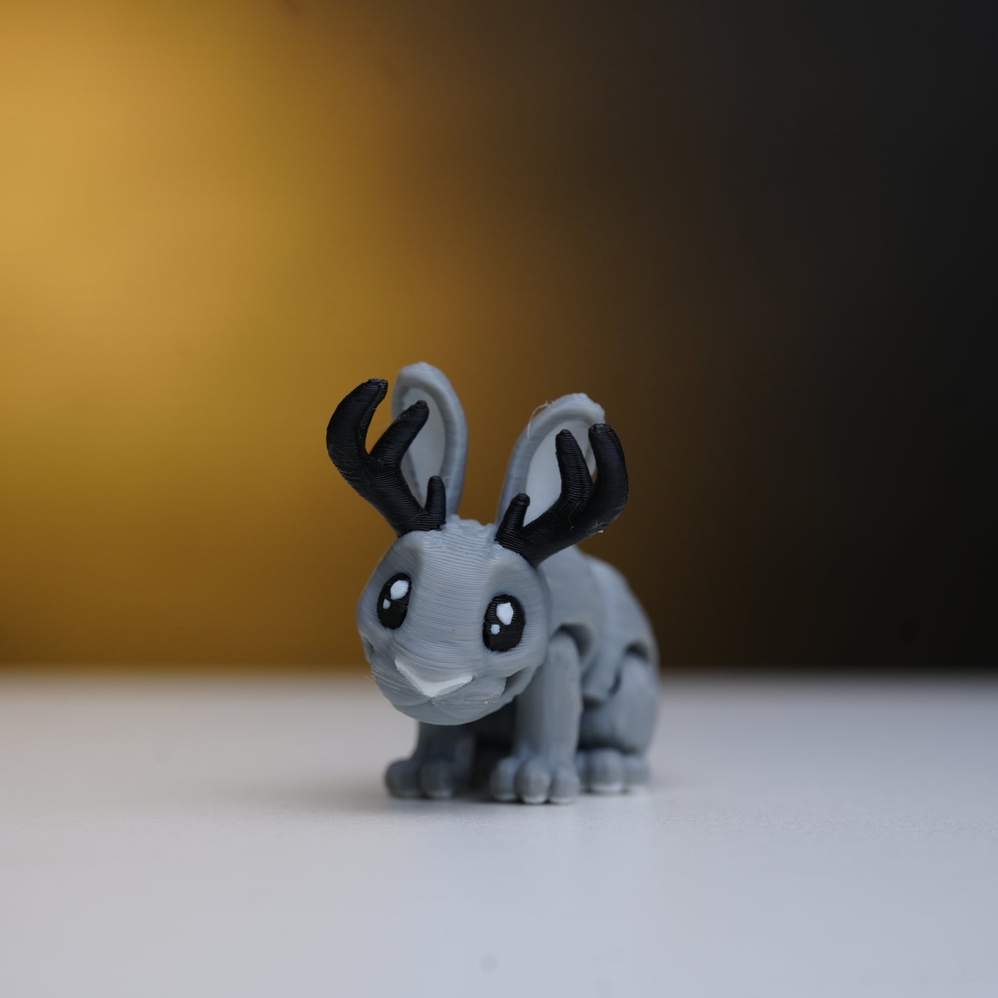 Jackalope Flexi Bunny – 3D Printed Collectible Toy