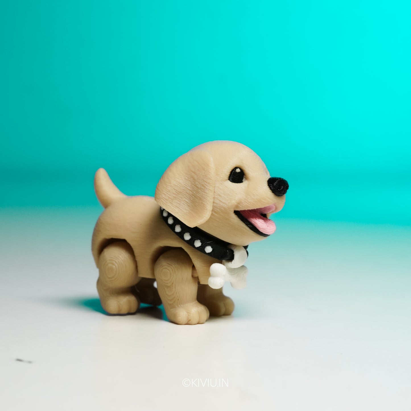 Cute Labrador Puppy Mini Figure – Articulated Toy (Small / Large) 🐶