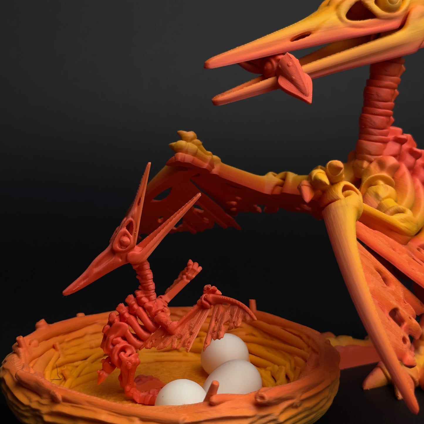 Skeleton Pteranodon Collectible – 3D Printed Dino Toy (Limited Edition)