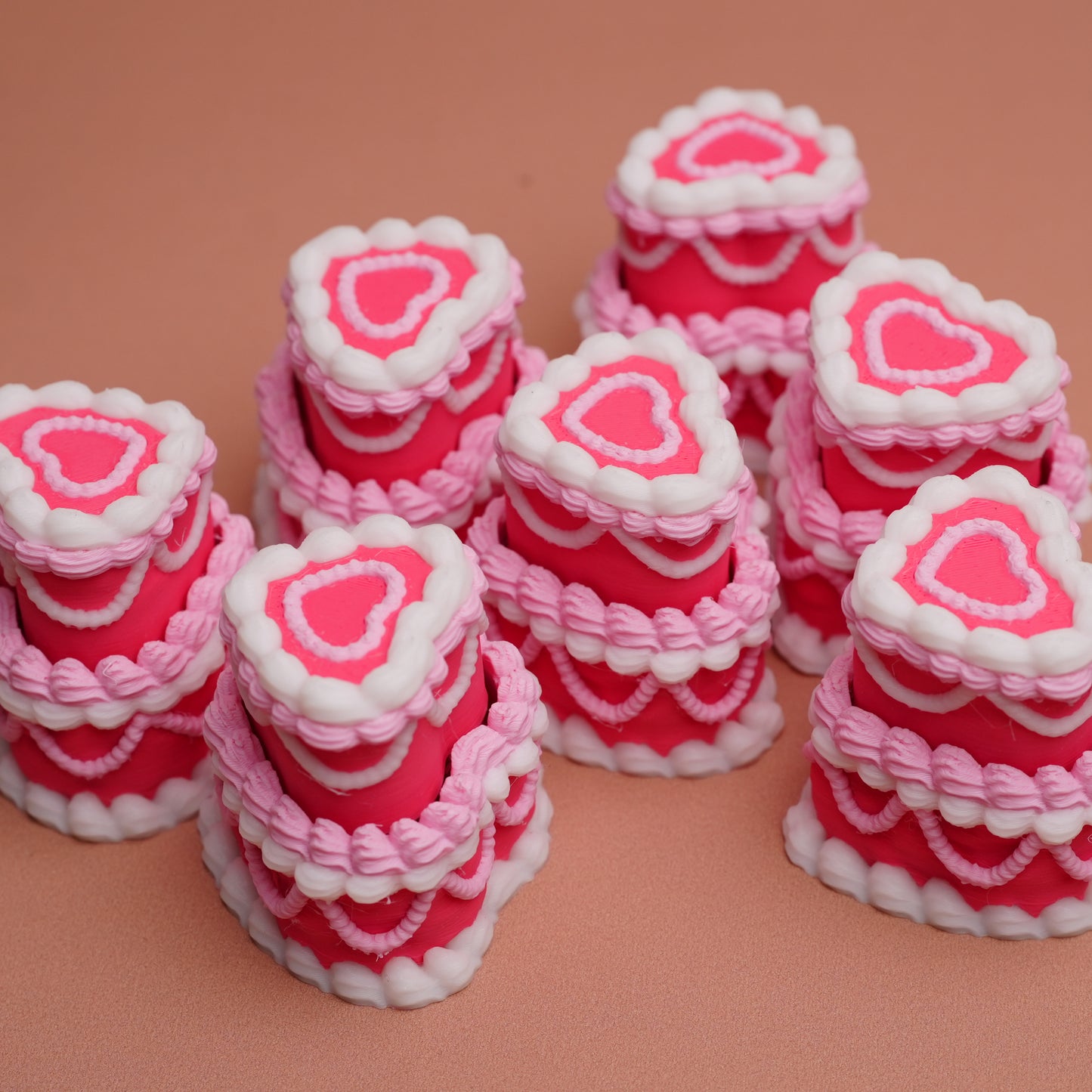 Heart cake clicker fidget