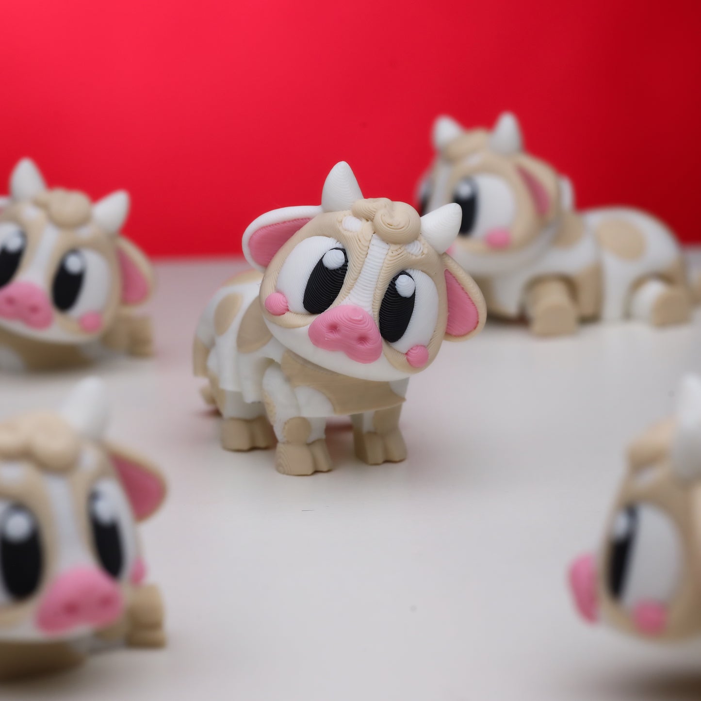 Flexi Cow – Cute 3D Printed Collectible