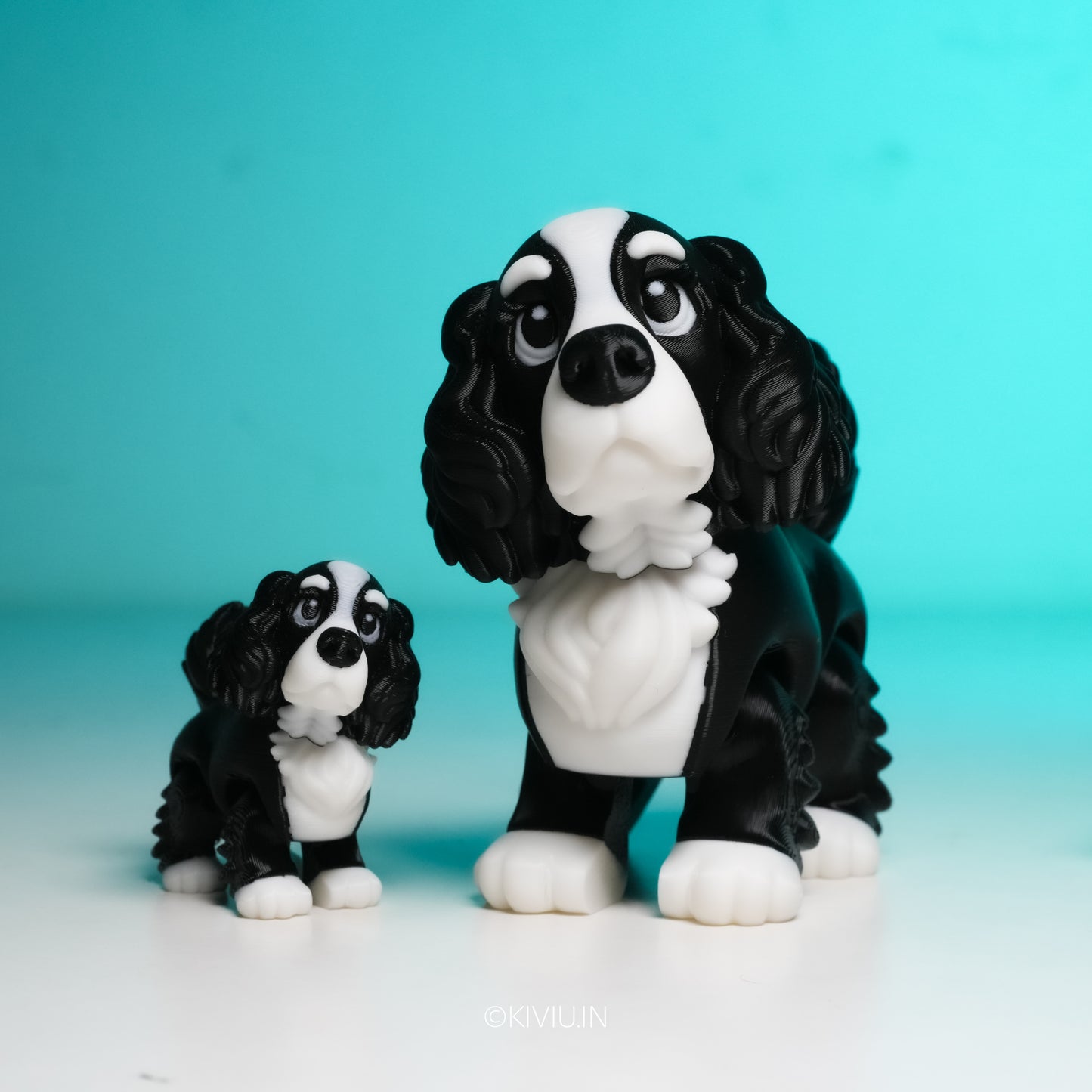Cute Cocker Spaniel Puppy Mini Figure (Small / Large) 🐶