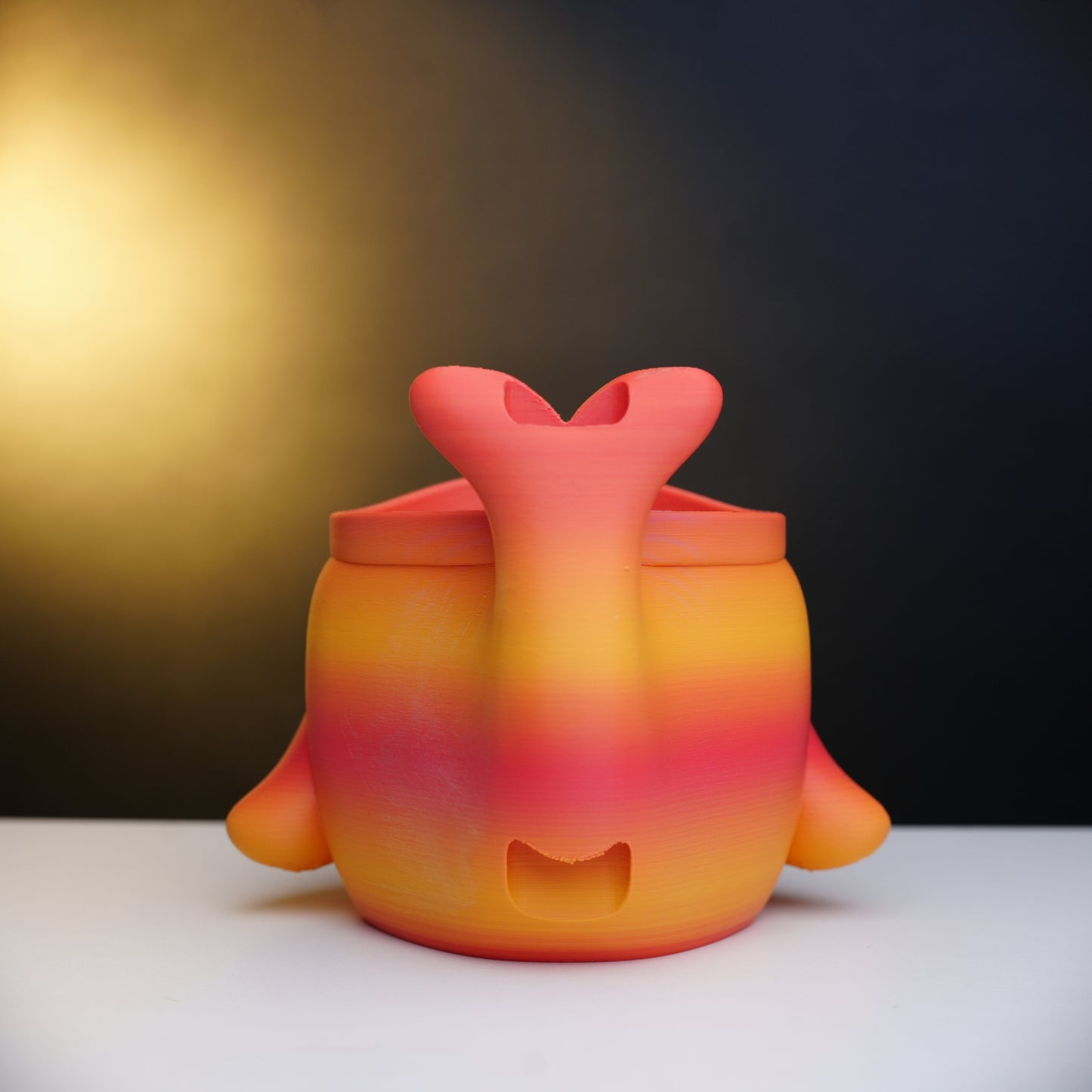 Cute Whale Ice Cream Pint Holder – Kawaii 3D Printed Cup Sleeve