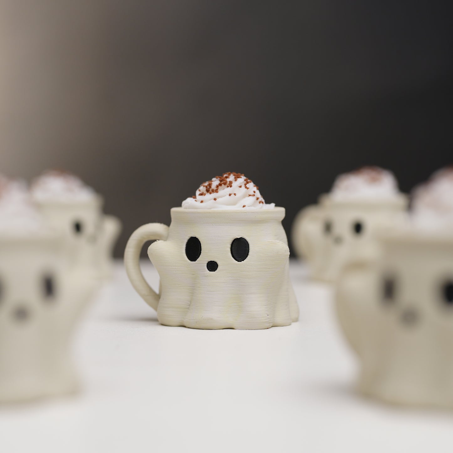 Ghostie Whip Fidget Clicker keychain