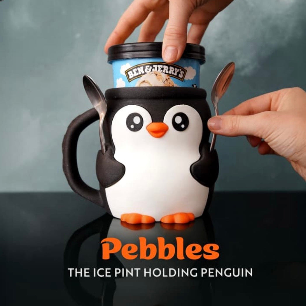 Pebbles Penguin Ice Cream Holder Mug 🍦🐧