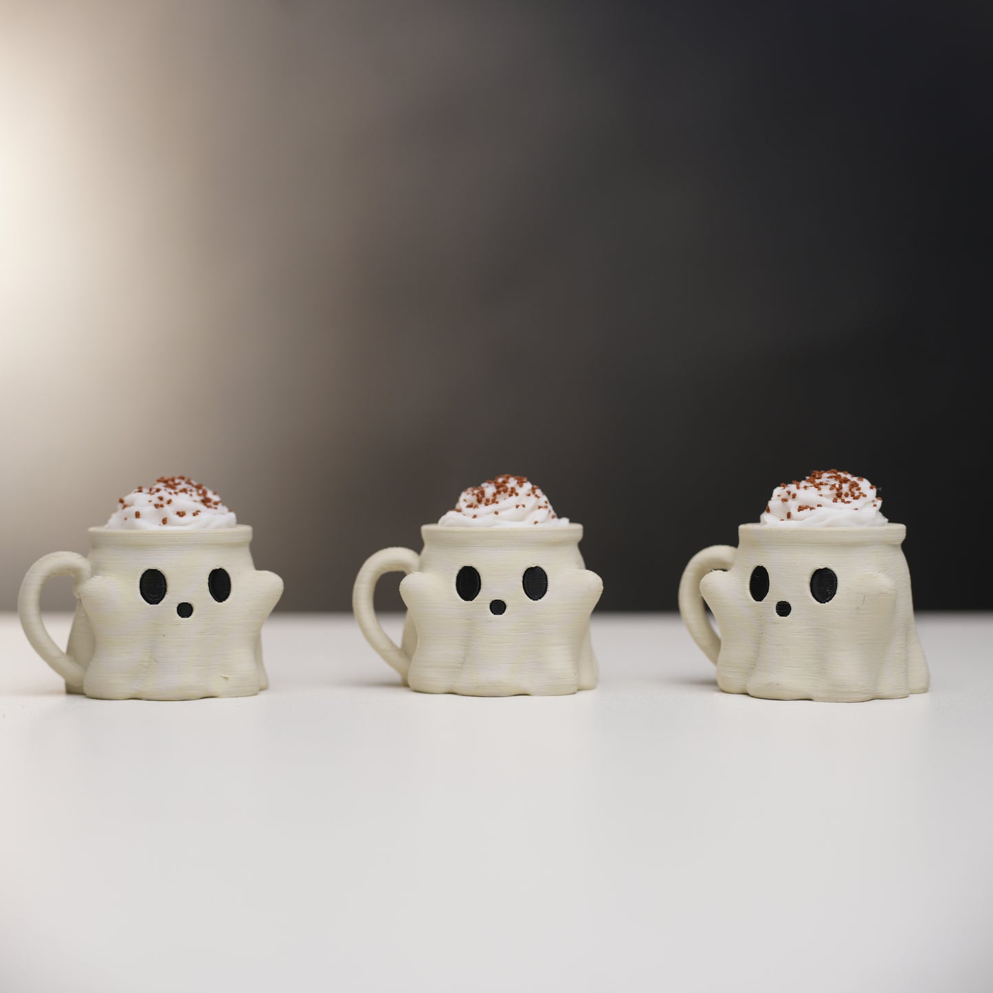 Ghostie Whip Fidget Clicker keychain