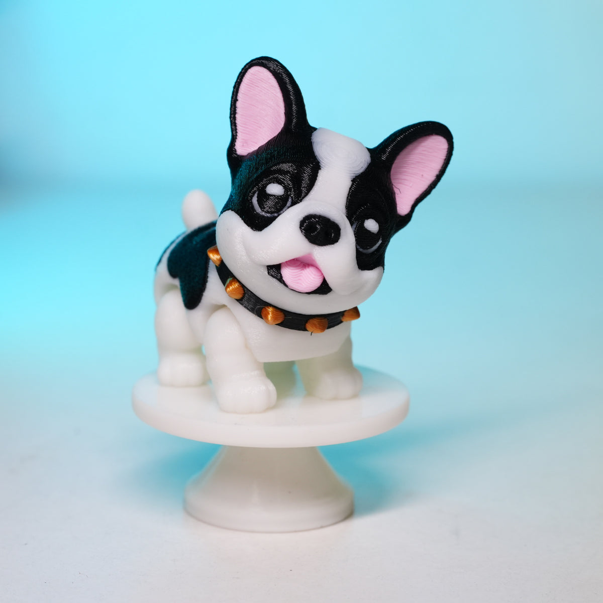 Cute French Bulldog Toy 🐶 | 3D Printed Mini Figure (Small / Large) | Gift & Desk Decor