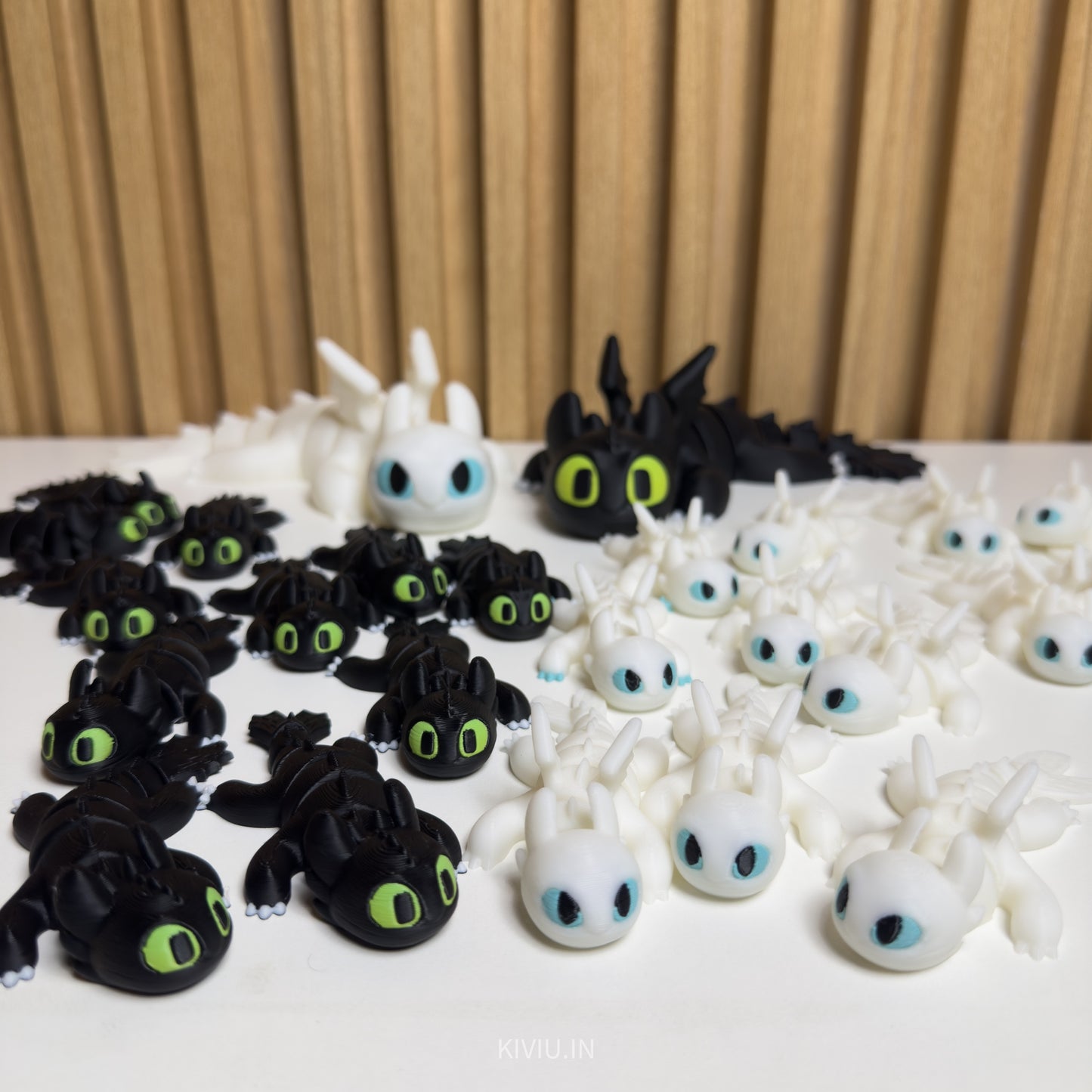 Toothless-Inspired 3D Printed Collectible (Large Sizes)