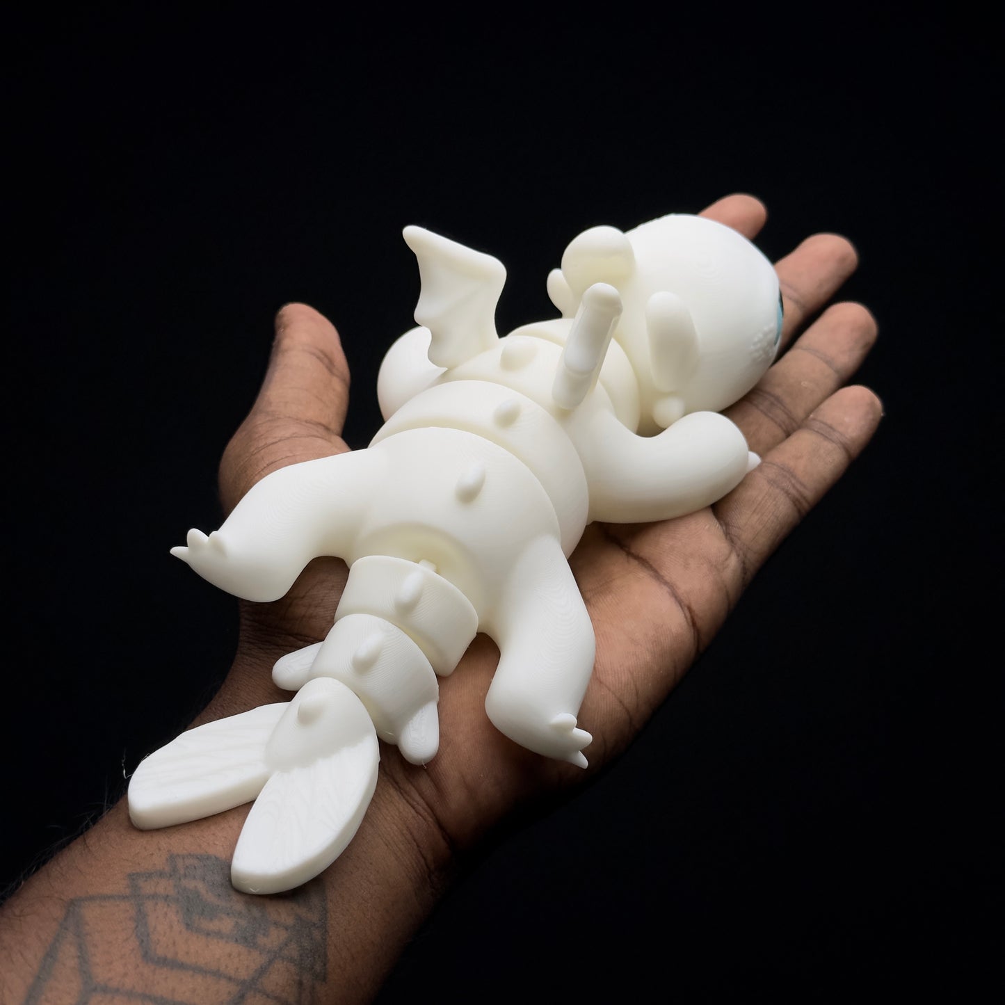 Light Fury-Inspired 3D Printed Collectible Dragon