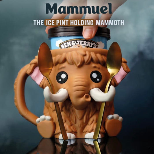 Mammuel – Ice Cream Pint Holder Mammoth