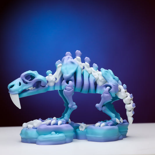 Skeleton Saber Tooth Tiger