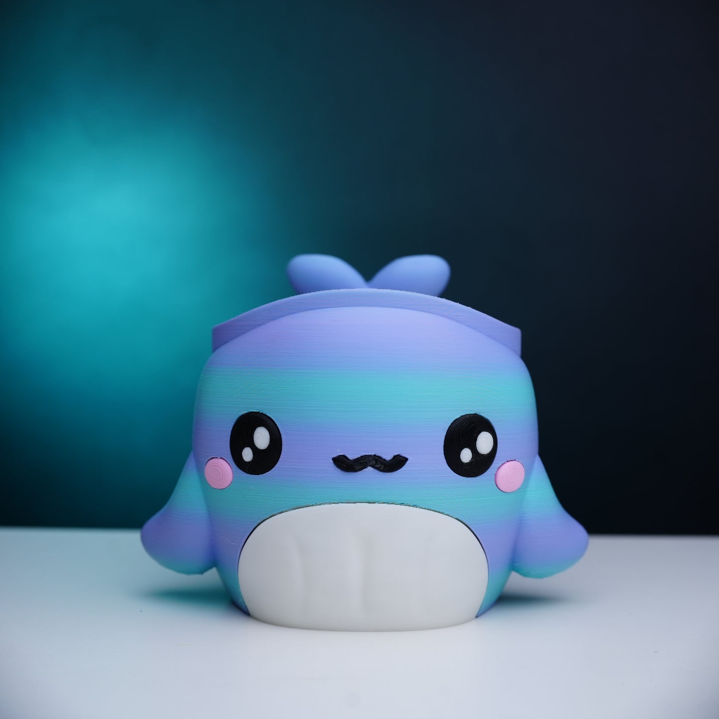 Cute Whale Ice Cream Pint Holder – Kawaii 3D Printed Cup Sleeve