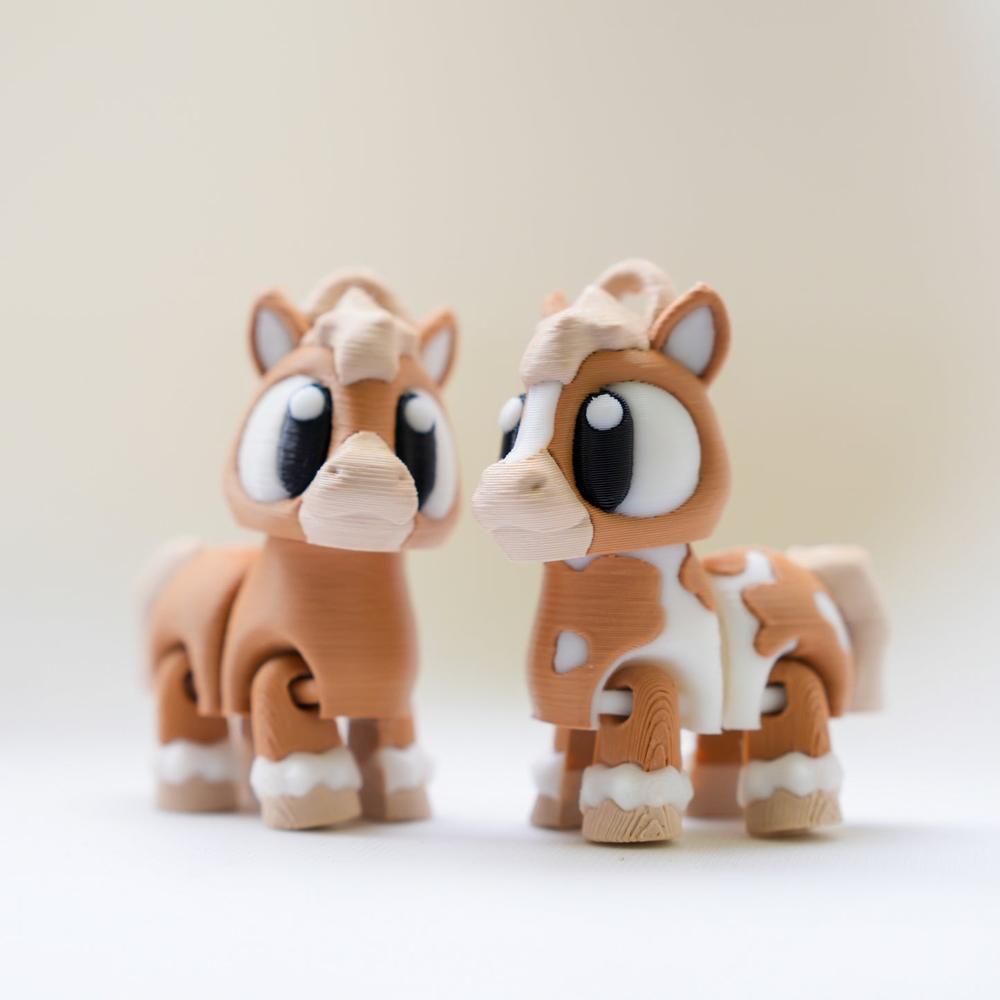 3D Printed Cute Horse Toy – Mini Collectible Desk Decor