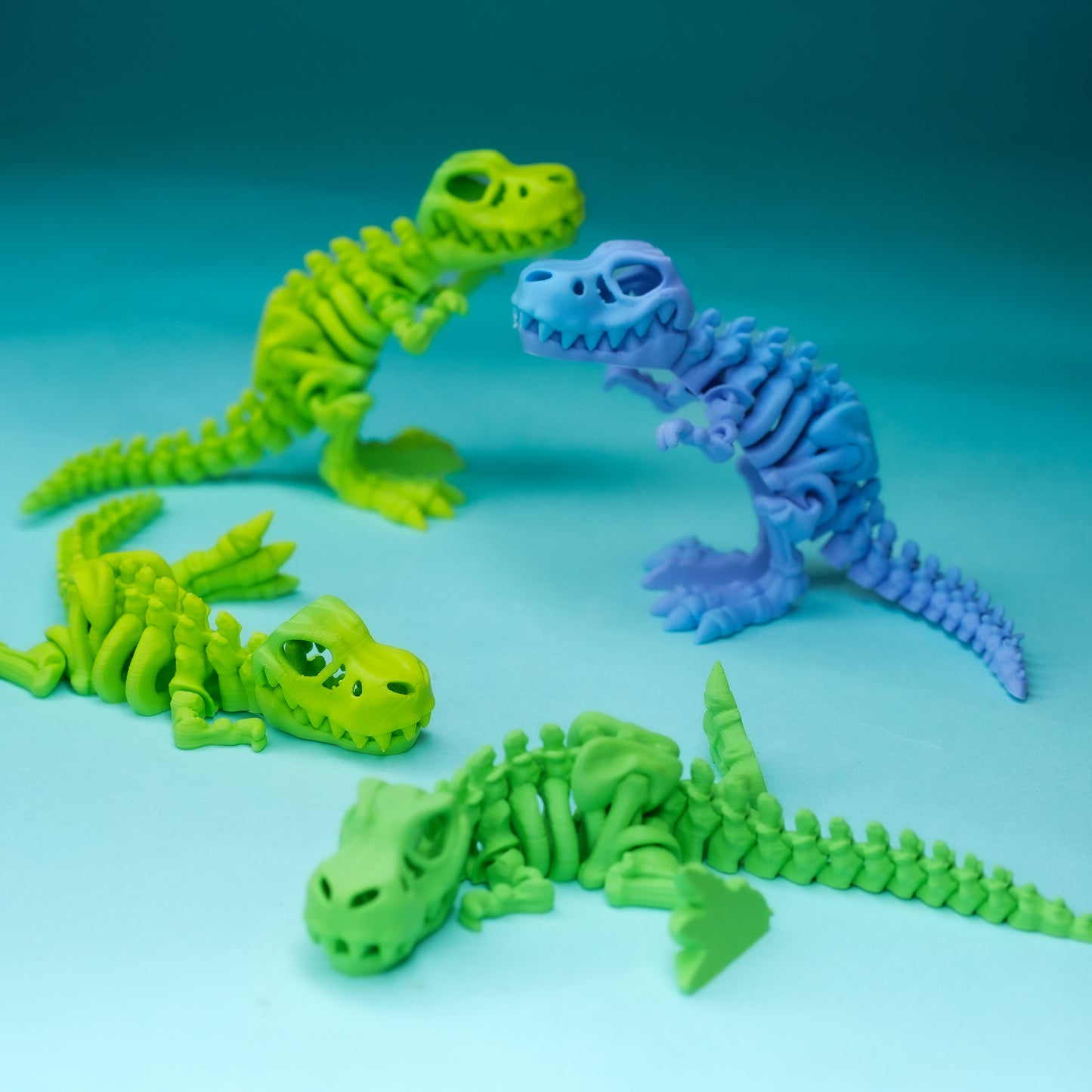 Flexi Dino Skeleton Toy (Mini version)