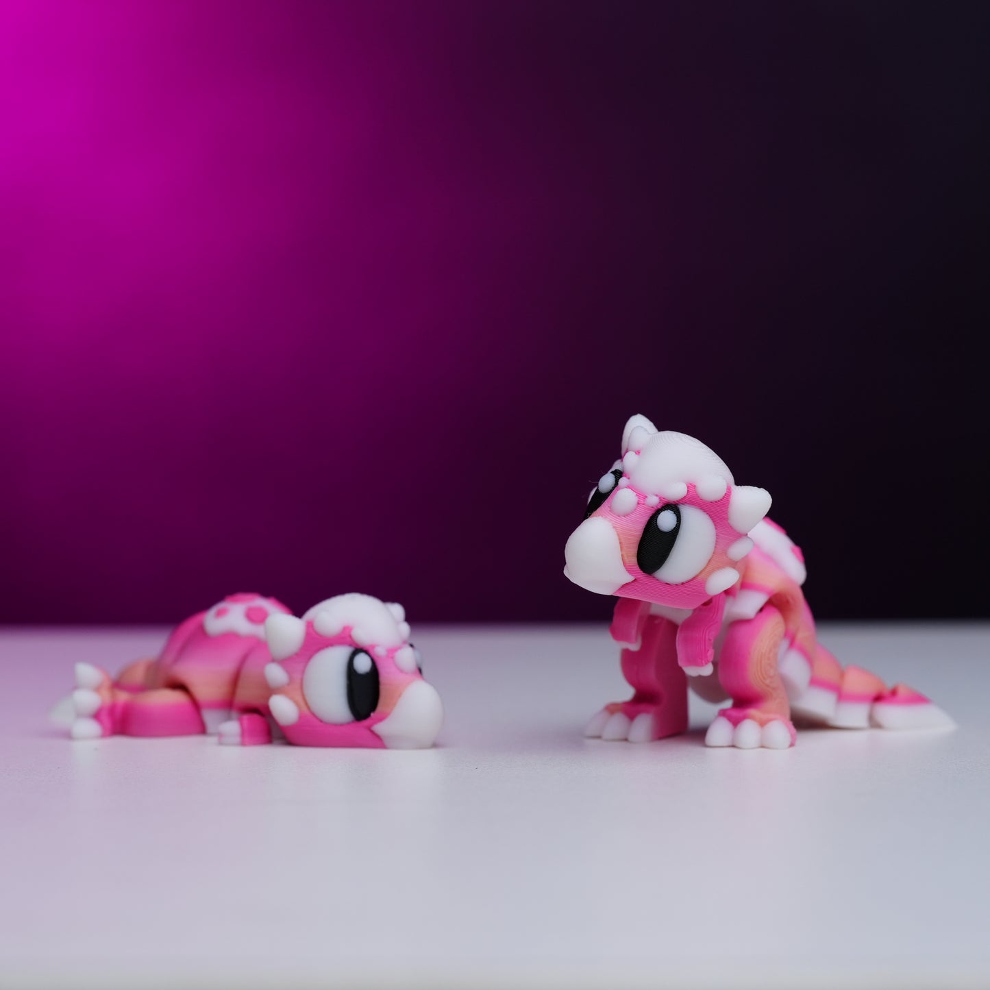 Bubblegum Dino – Cute Collectible 3D Printed Toy