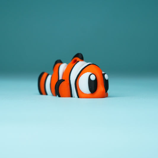 Flexi Nemo – 3D Printed Clownfish Mini Collectible