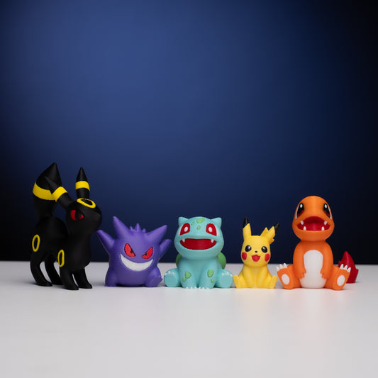 Set of 5 Cute Creature Toys – Collector’s Combo