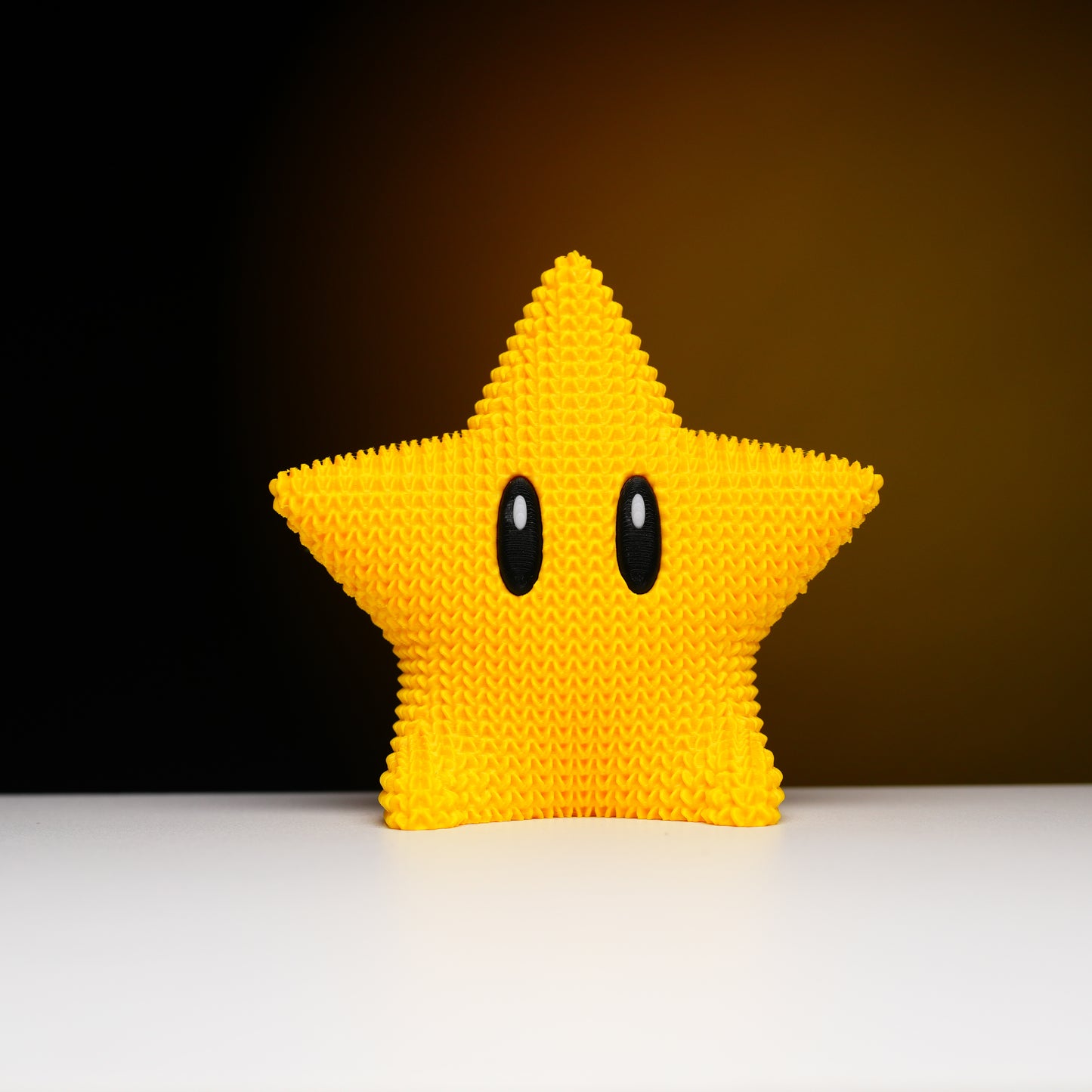 Cute Yellow Star – 3D Printed Collectible Toy