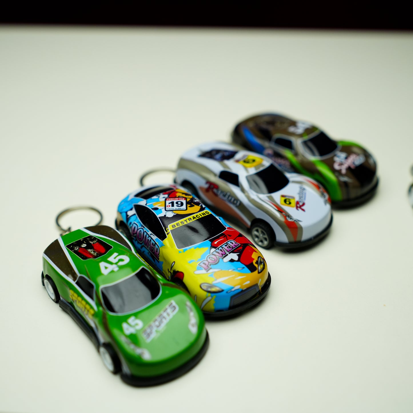 Pull-Back Racer Car Keychain 🏎️ (Random color will be sent)