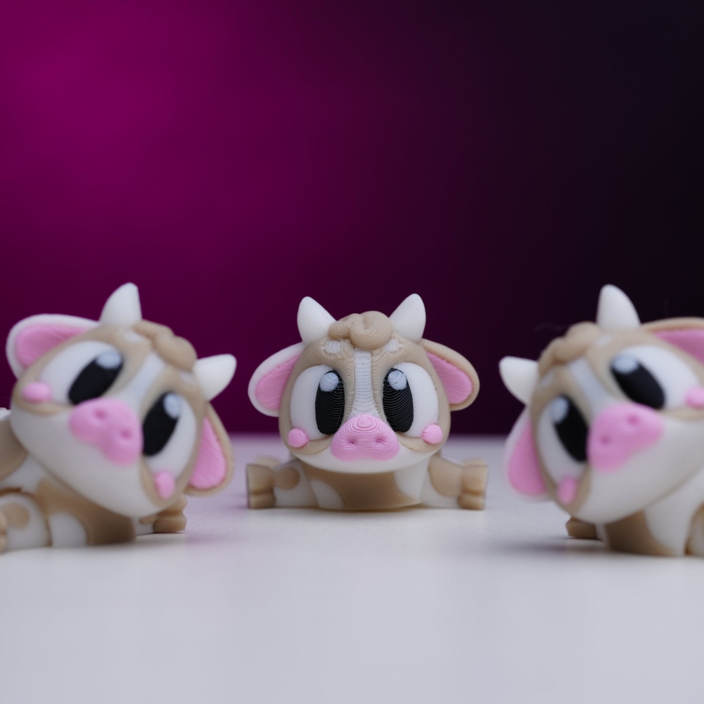 Flexi Cow – Cute 3D Printed Collectible