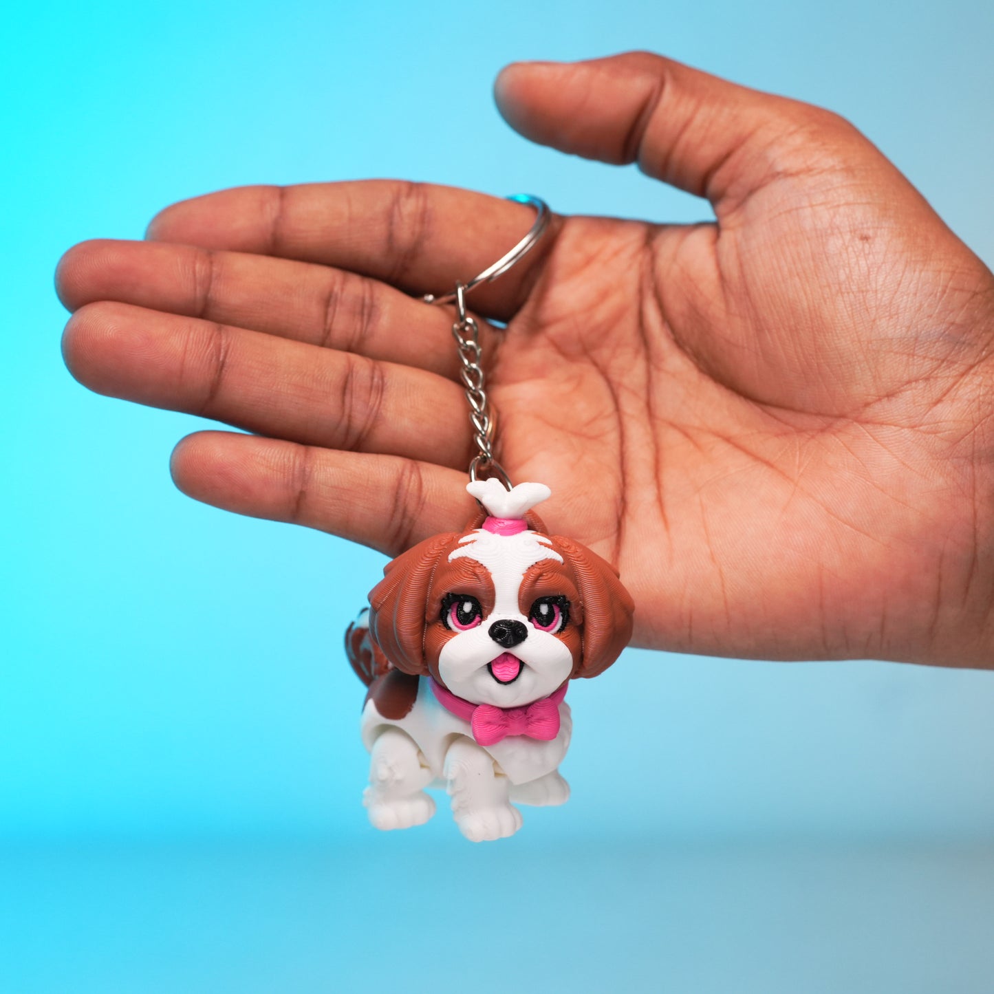 Shih Tzu Mini 3D Printed Toy | 3D Printed Mini Figure (Small / Large) | Gift & Desk Decor