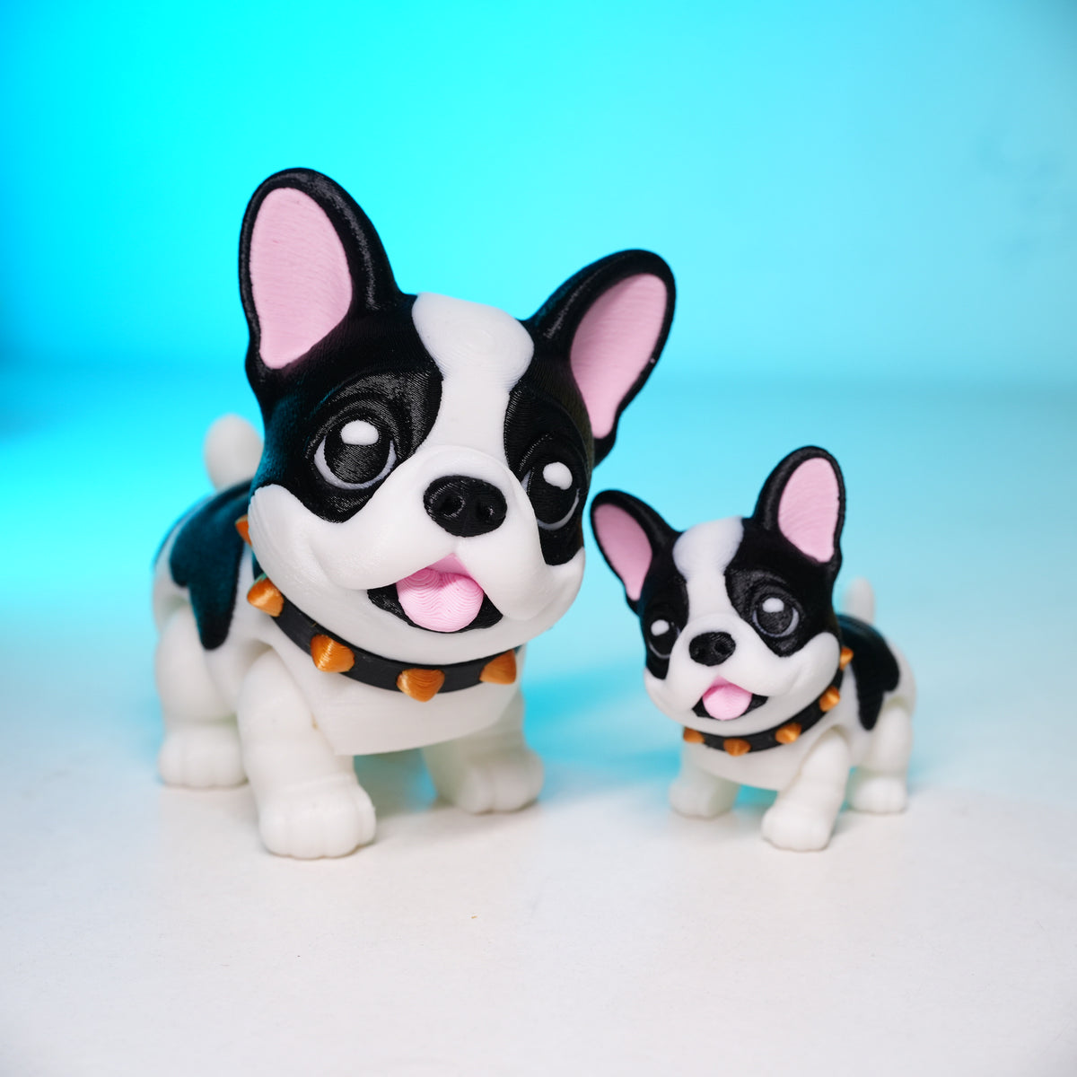 Cute French Bulldog Toy 🐶 | 3D Printed Mini Figure (Small / Large) | Gift & Desk Decor