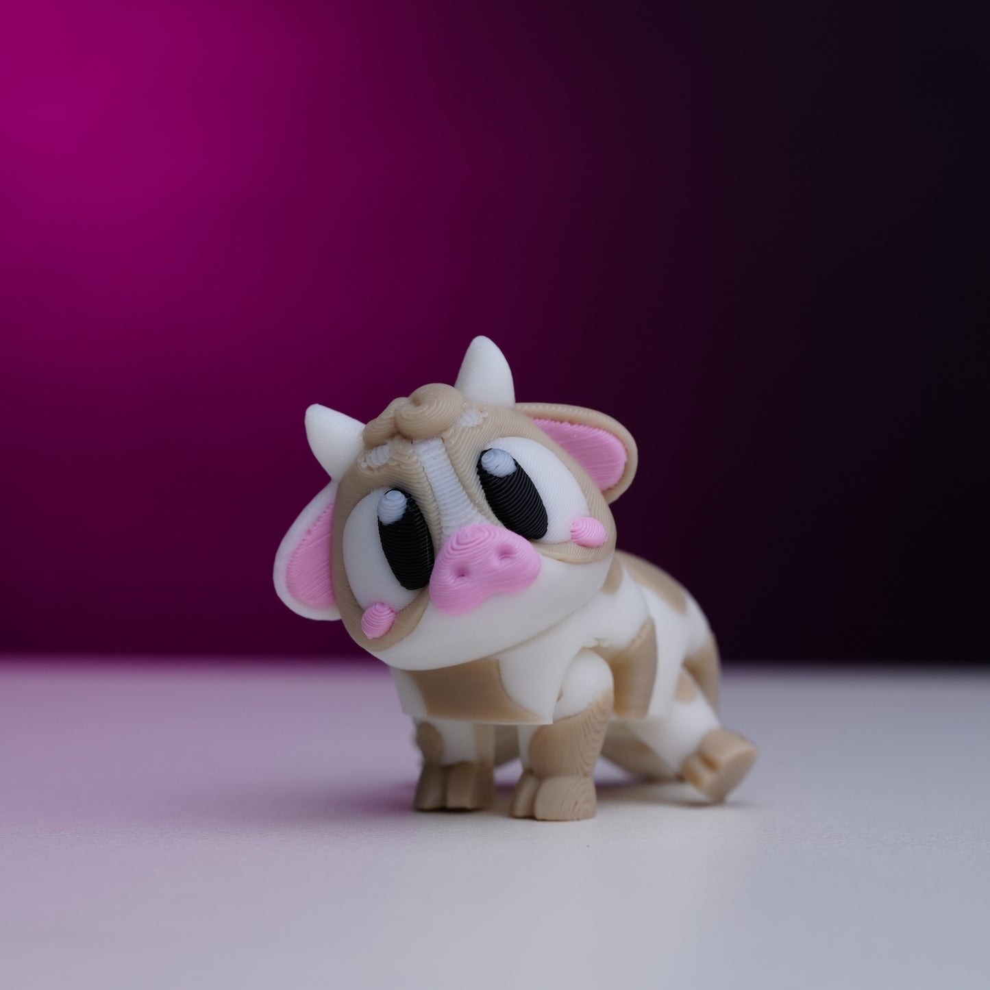 Flexi Cow – Cute 3D Printed Collectible