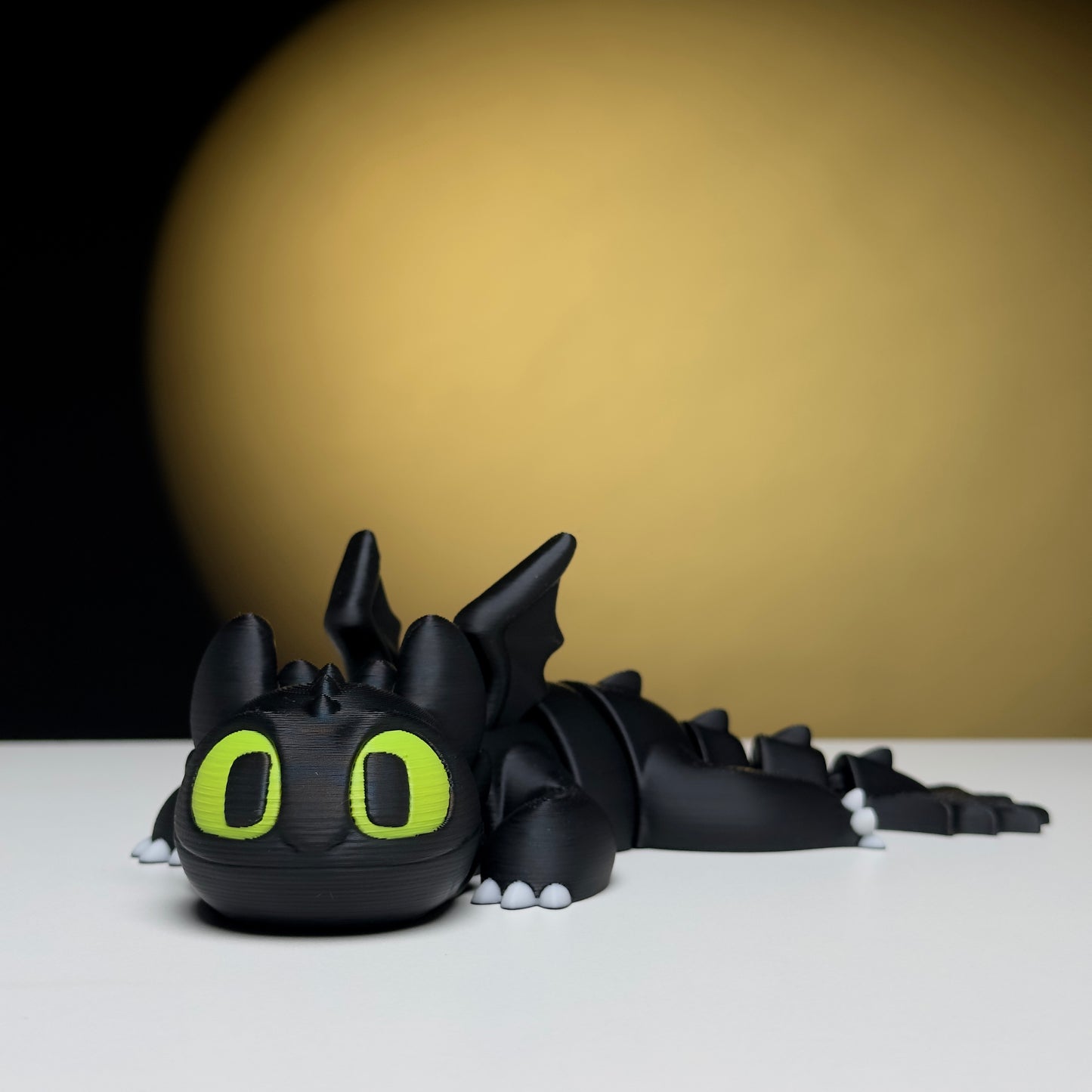 Toothless-Inspired 3D Printed Collectible (Large Sizes)