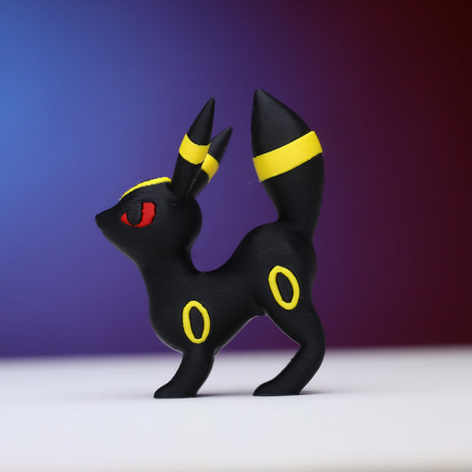 Umbreon-Inspired 3D Printed Toy – Mini Collectible