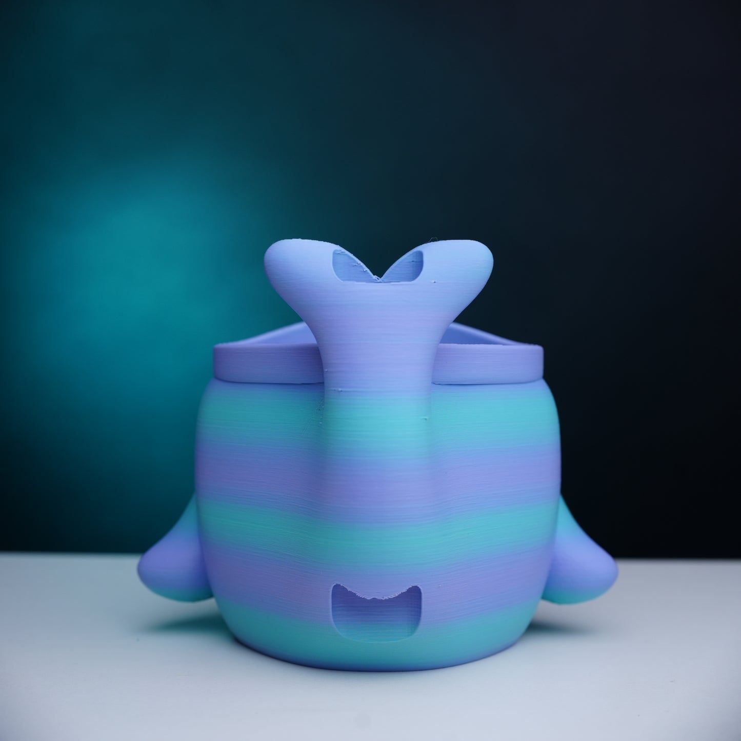 Cute Whale Ice Cream Pint Holder – Kawaii 3D Printed Cup Sleeve