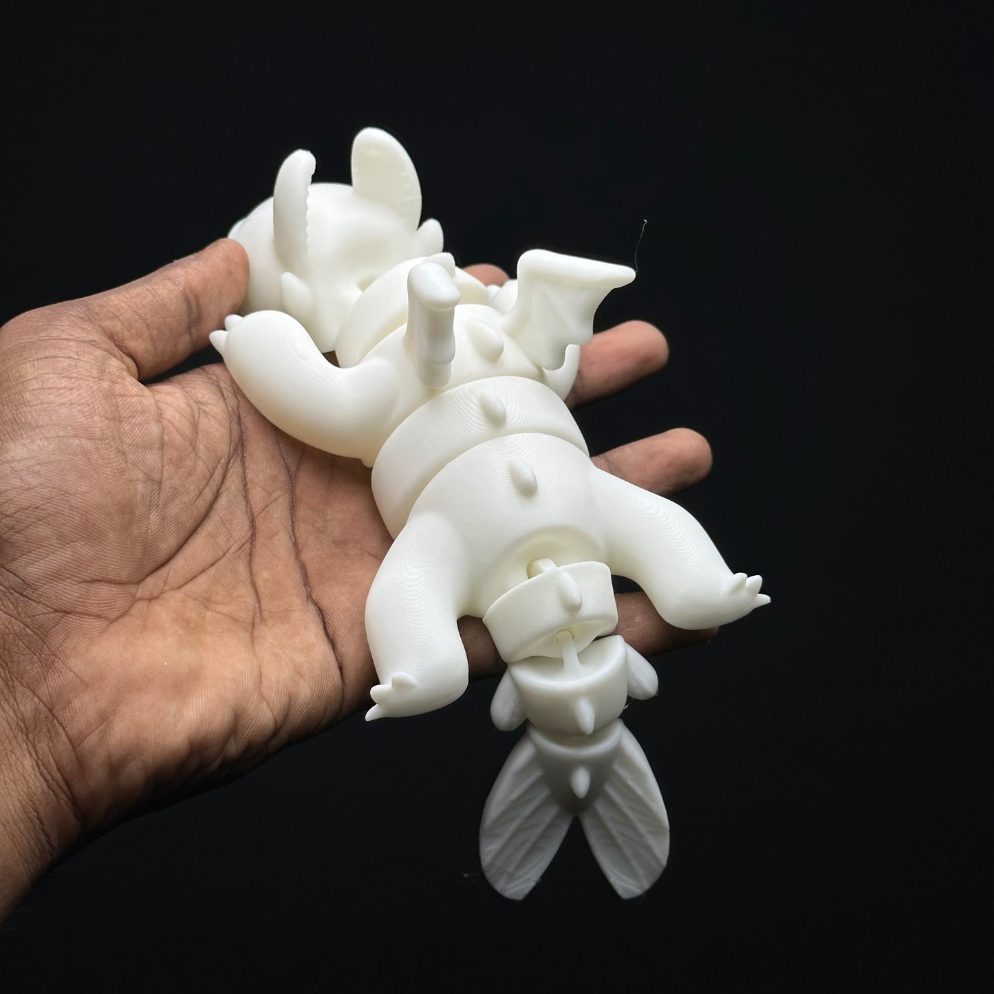 Light Fury-Inspired 3D Printed Collectible Dragon