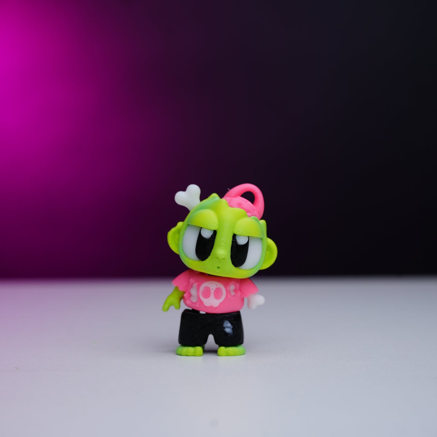 🧟 Flexi Zombie Collectible Toy – Glow-in-Style Mini Figure