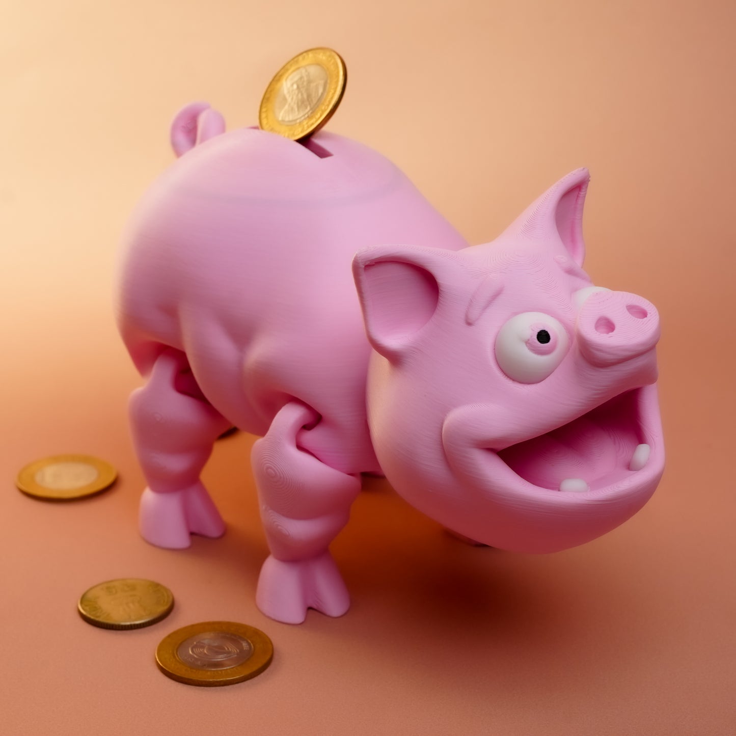 Pink Piggy Bank – Cute Coin Saver Toy