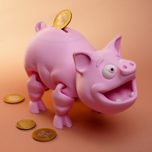 Pink Piggy Bank – Cute Coin Saver Toy