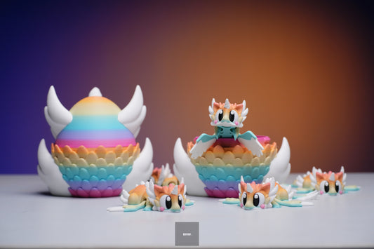 CELESTIAL MINI DRAGON WITH EGG