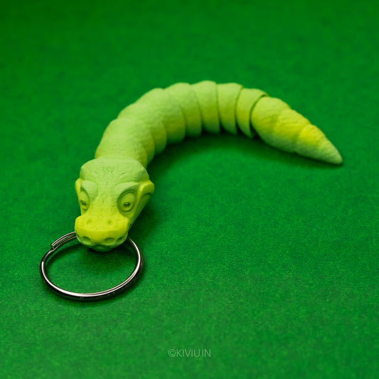 BABY BALL PYTHON KEYCHAIN